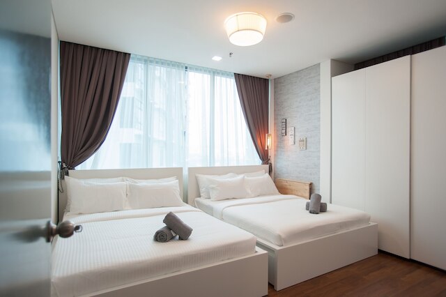 S6 美しい 2 ベッドルーム スイート - KLCC - KL タワー - WiFi あり