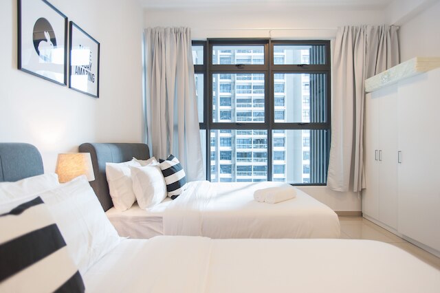 A2 アトランティスのファミリー向け高級スイート - プールビュー - ジョンカー マラッカ