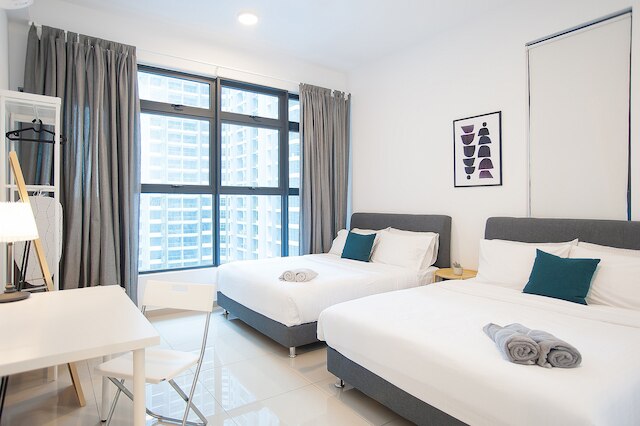 A4 アトランティスの居心地の良いファミリー向けスイート 4 ~ 6 名様までご宿泊可能 - プール ビュー - ジョンカー