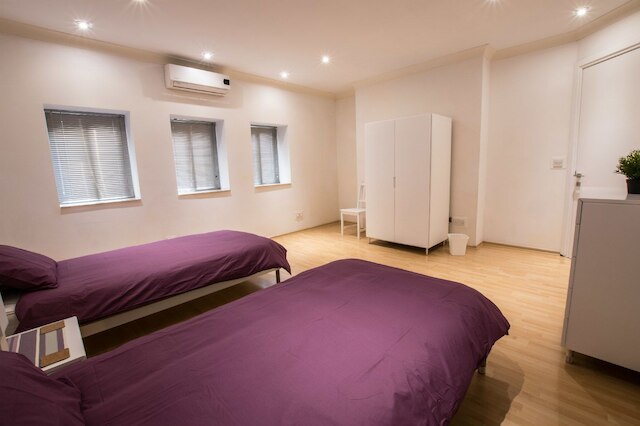 中心部の好立地にある明るく広いアパート