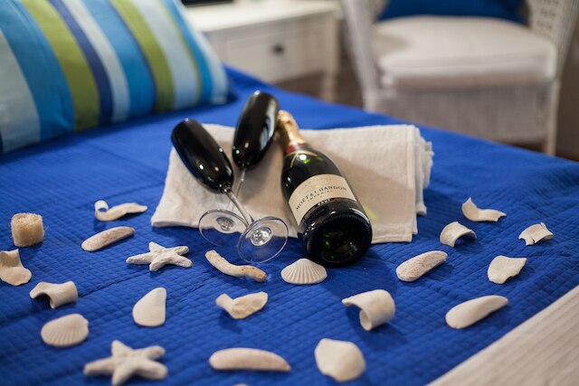 ゴールド アンド ブルー ラグジュリアス アパートメント