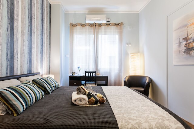 中心部近くの安全な場所にある美しいアパート