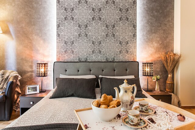 中心部近くの安全な場所にある美しいアパート