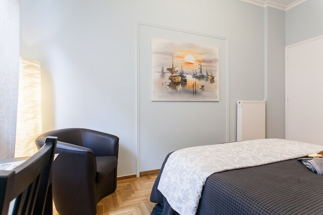 中心部近くの安全な場所にある美しいアパート