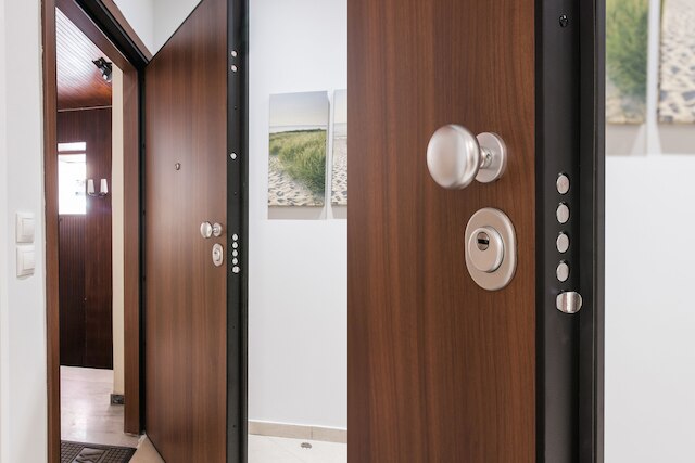 中心部の安全な場所にある素敵なアパート