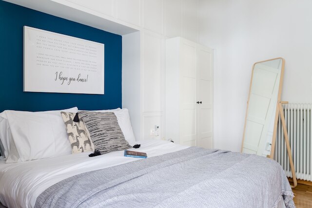 コロナキにあるアップストリート デザイアブル アパートメント、ベッドルーム 1 室