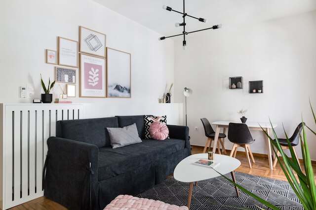 コロナキにあるアップストリート デザイアブル アパートメント、ベッドルーム 1 室