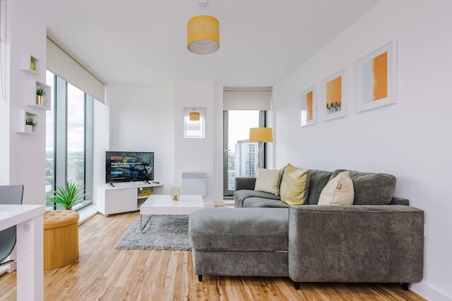 メディア シティにある美しいアパートメント