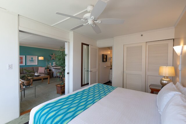 ワイキキ バンヤン - 一部オーシャン ビュー タワー 2 スイート 1204