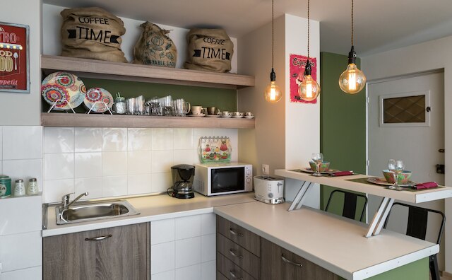 プラカ中心部にあるヴィンテージ アパートメント