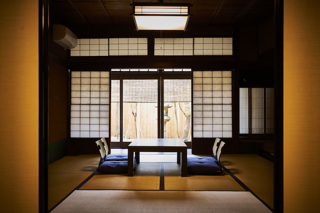 歴史的な蔵のある京町家 丹定