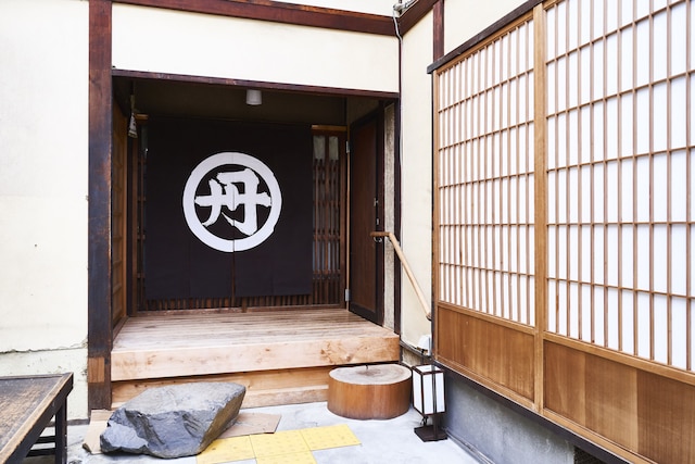 歴史的な蔵のある京町家 丹定