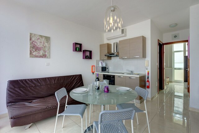 セントジュリアンズの中心部にあるモダンなペントハウス