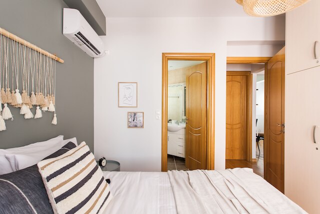 プラカにあるアップストリート ディライトフル アパートメント、ベッドルーム 1 室