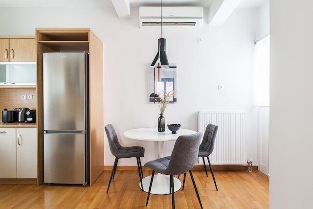 プラカにあるアップストリート ディライトフル アパートメント、ベッドルーム 1 室