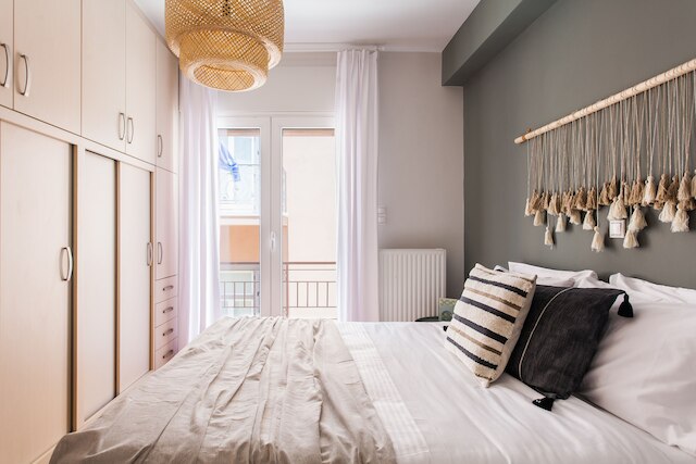 プラカにあるアップストリート ディライトフル アパートメント、ベッドルーム 1 室