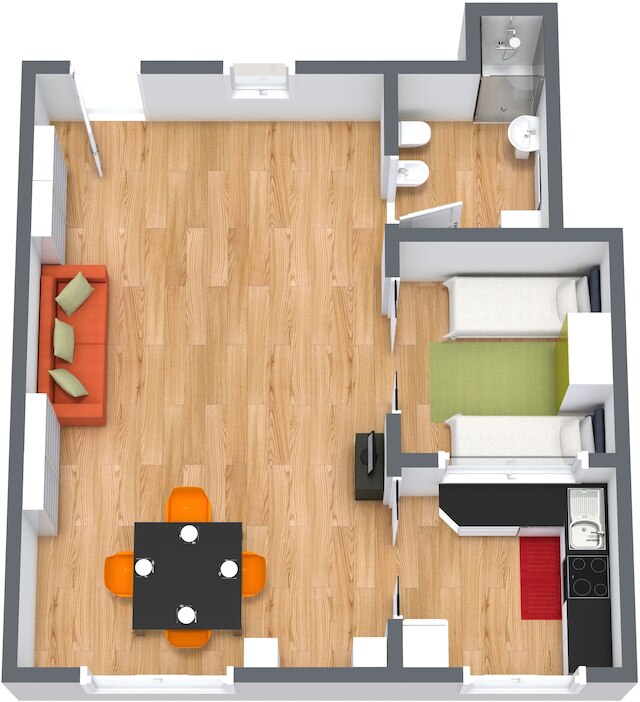 ドルチェヴィータ アパートメンツ N. 146