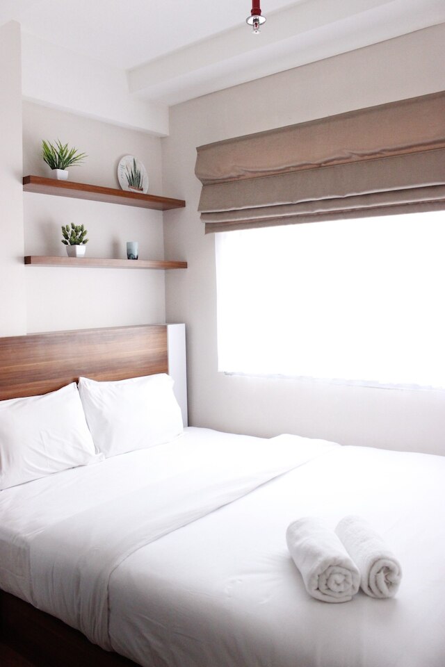 快適なベッドルーム 2 室、アパートメント、グランド アジア アフリカ レジデンス