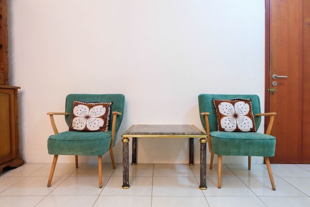 アットホームでヴィンテージスタイルのベッドルーム 2 室 @ スディルマン パーク アパートメント