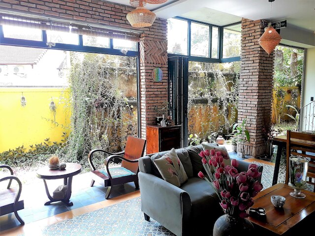 ピンク チューリップ ホイ アン