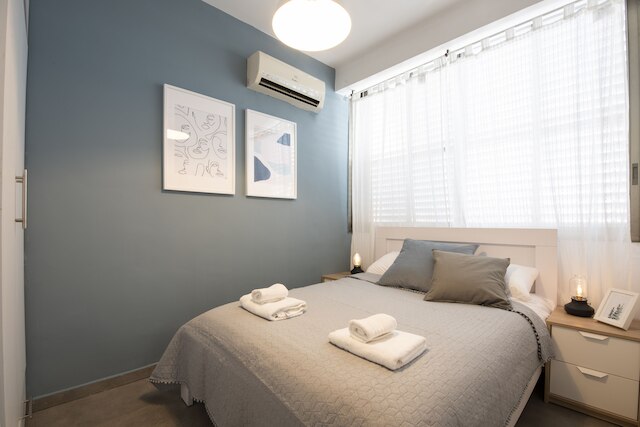 オールド ノースにあるエアテルアビブ、快適なベッドルーム 3 室