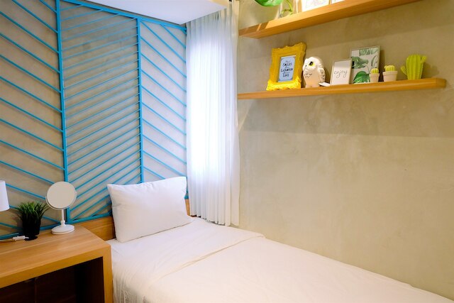 モダンでスタイリッシュなパクブウォノ テラス アパートメント、ベッドルーム 2 室