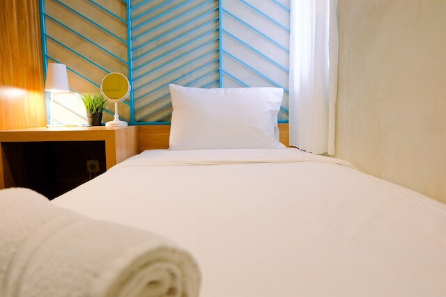 モダンでスタイリッシュなパクブウォノ テラス アパートメント、ベッドルーム 2 室