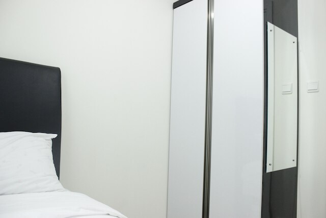 パラヒャンガン レジデンスにあるアパートメント、ベッドルーム 2 室、プールへのダイレクト アクセス