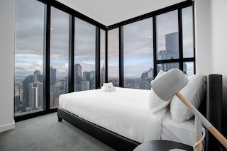 メルボルン セントロにある素晴らしく快適なベッドルーム 2 室