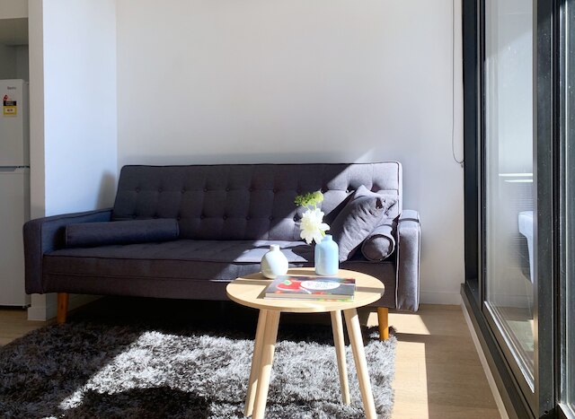 新しく美しい家具付き、ベッドルーム 2 室、アパートメント