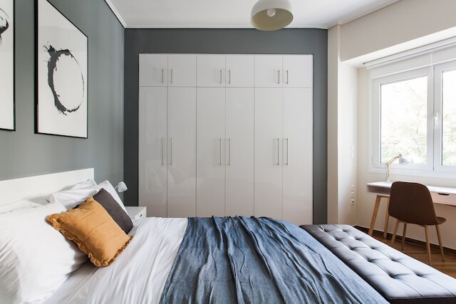 アップストリート チャーミング & コンフィー、ベッドルーム 2 室、アパートメント - アクロポリス