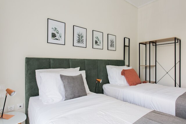 アップストリート チャーミング & コンフィー、ベッドルーム 2 室、アパートメント - アクロポリス