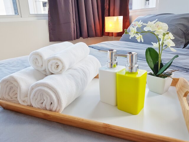 テオ ファミリー ホームステイ アット スカイポッド レジデンス プチョン