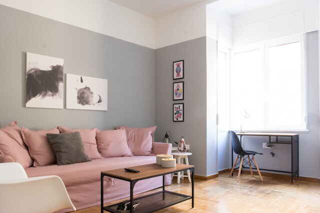 プラカにあるアップストリート、シックで快適なフラット