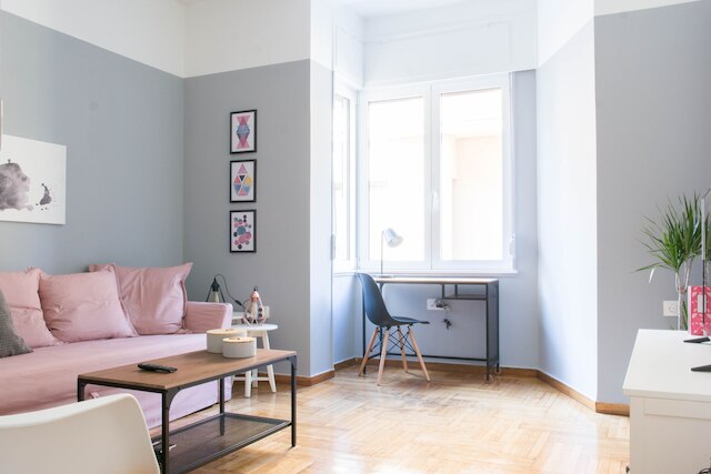 プラカにあるアップストリート、シックで快適なフラット