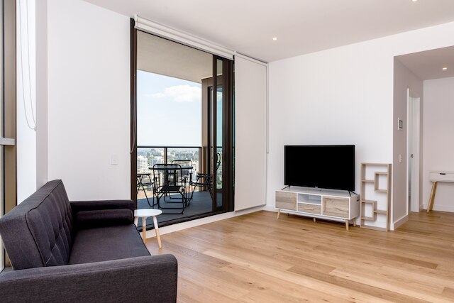 新しいベッドルーム 2 室、ダーリン ハーバー アパートメント