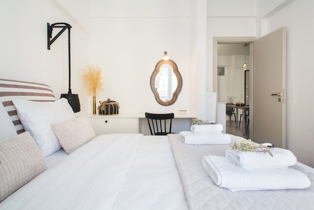 モダン ボヘミアン スタイル サン スプラッシュド ロフト