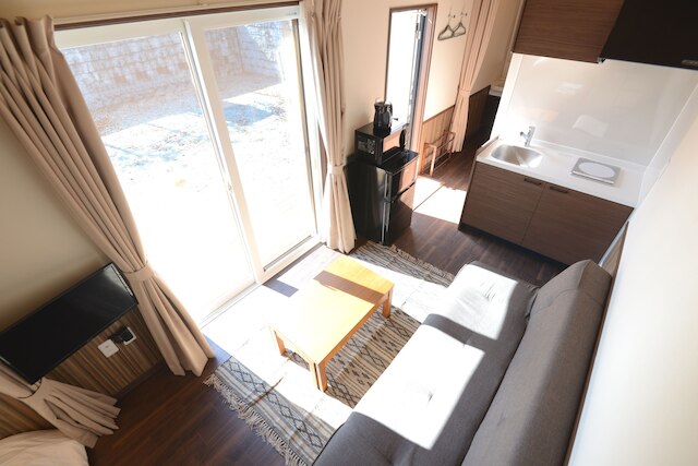 セルフINNグランピングトレーラー ツーリストヴィラ河口湖