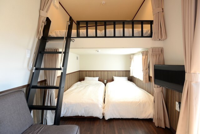 セルフINNグランピングトレーラー ツーリストヴィラ河口湖