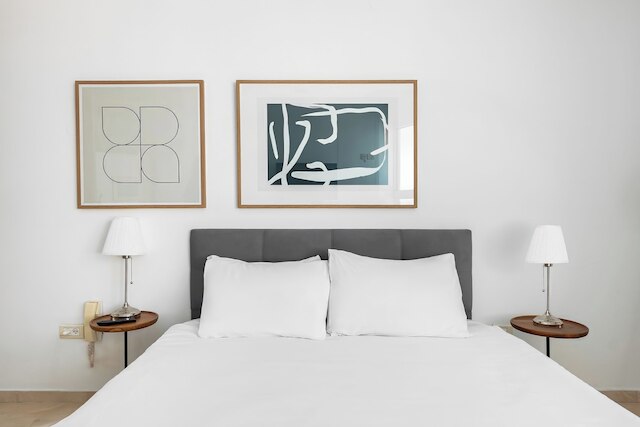 ビーチとフル オーシャン ビューのバルコニー付き