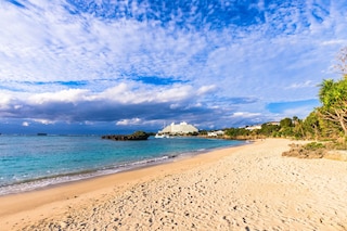 Mr.KINJO 万座ビーチ前