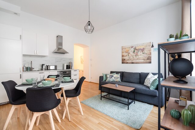 新しくスタイリッシュで快適、中心街まで 15 分