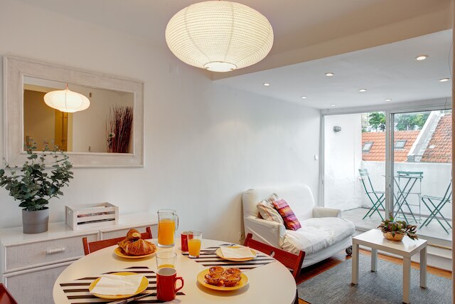 リスボン中心部にあるアパートメント テラス