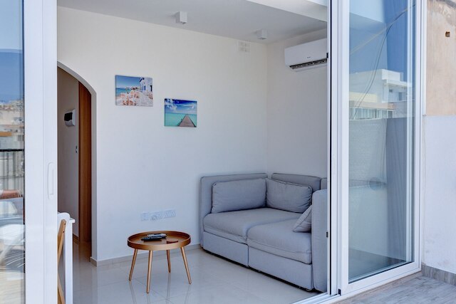 居心地の良いペントハウス、ベッドルーム 1 室、テラス付き、素晴らしいロケーション