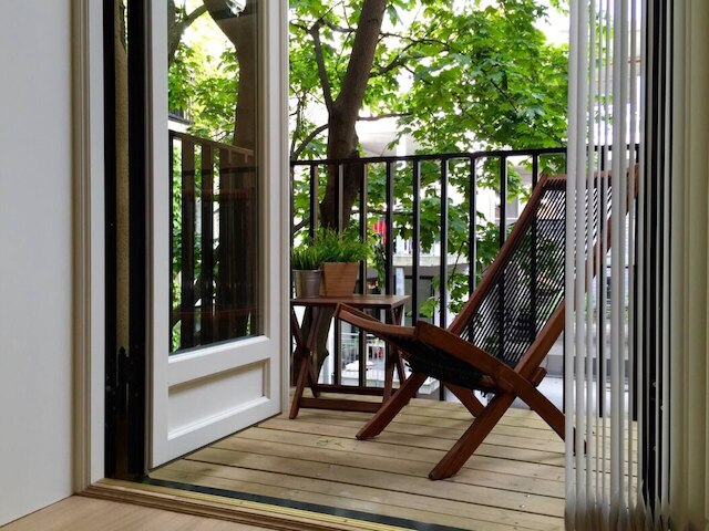 ステイプラス セントラル アパートメント バルコニー