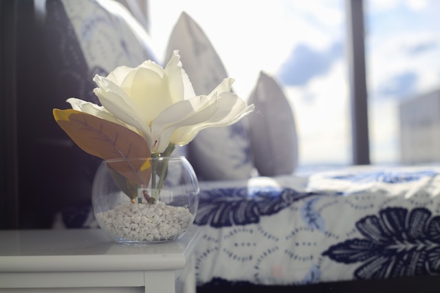 素晴らしいベッドルーム 2 室、高層階からの街の眺望あり