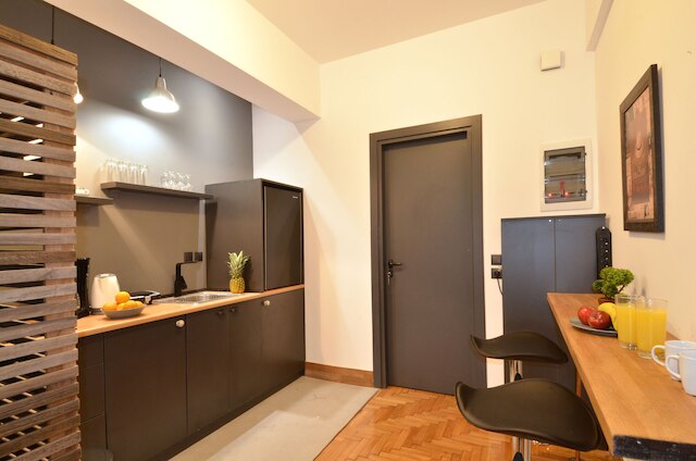 モダン ラスティック コージー アパートメント