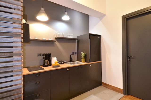 モダン ラスティック コージー アパートメント