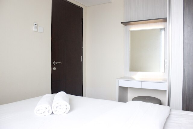 新築、ベッドルーム 2 室、@ タマンサリ ラ グランデ アパートメント バンドン