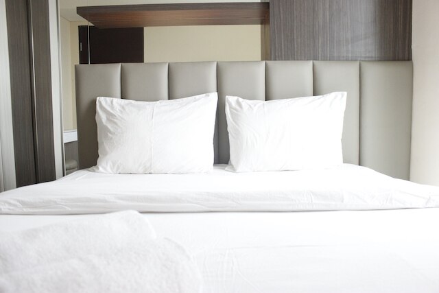 新築、ベッドルーム 2 室、@ タマンサリ ラ グランデ アパートメント バンドン